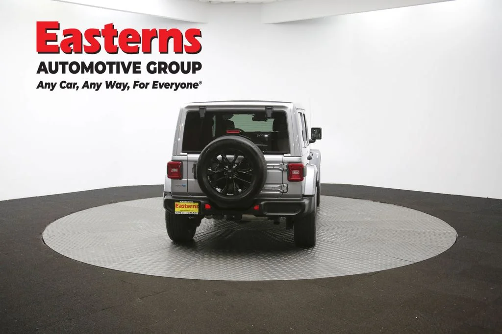 Used 2021 Silver Jeep Unlimited Sahara 4xe image 39