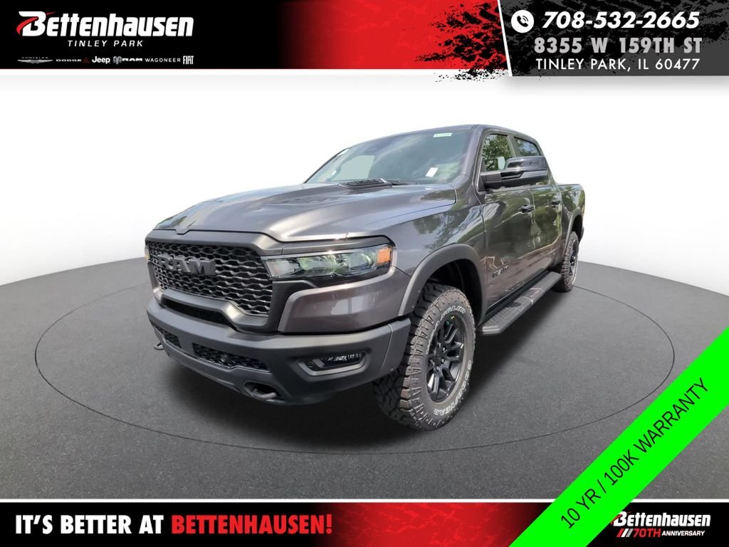 New 2026 Granite Crystal Metallic Clear-Coat Exterior Paint RAM Rebel image 12