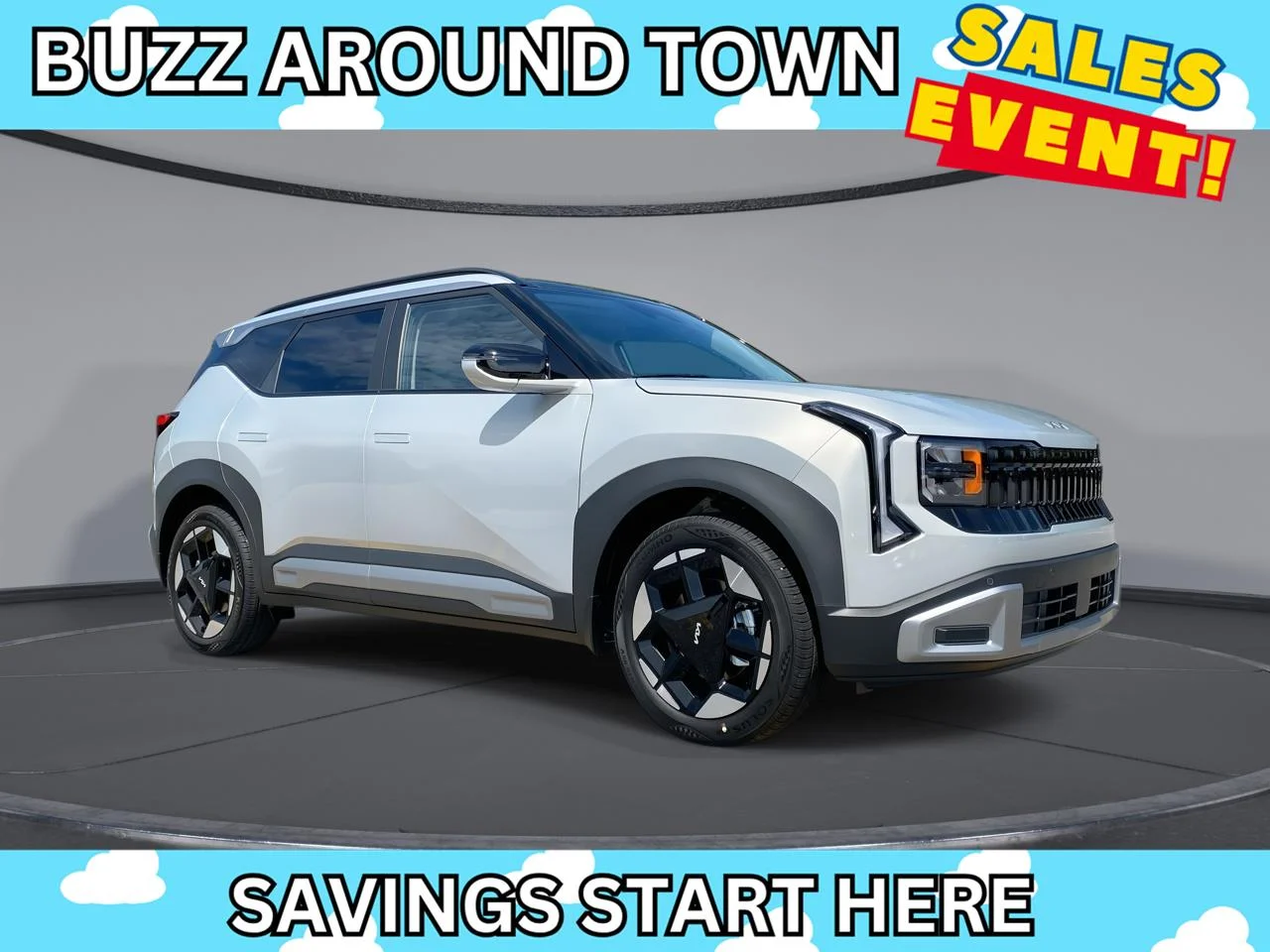 New 2027 Ivory Silver Kia EX image 1