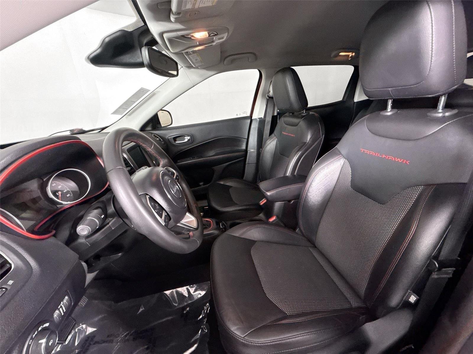 Used 2021 Velvet Red Pearlcoat Jeep Trailhawk image 3