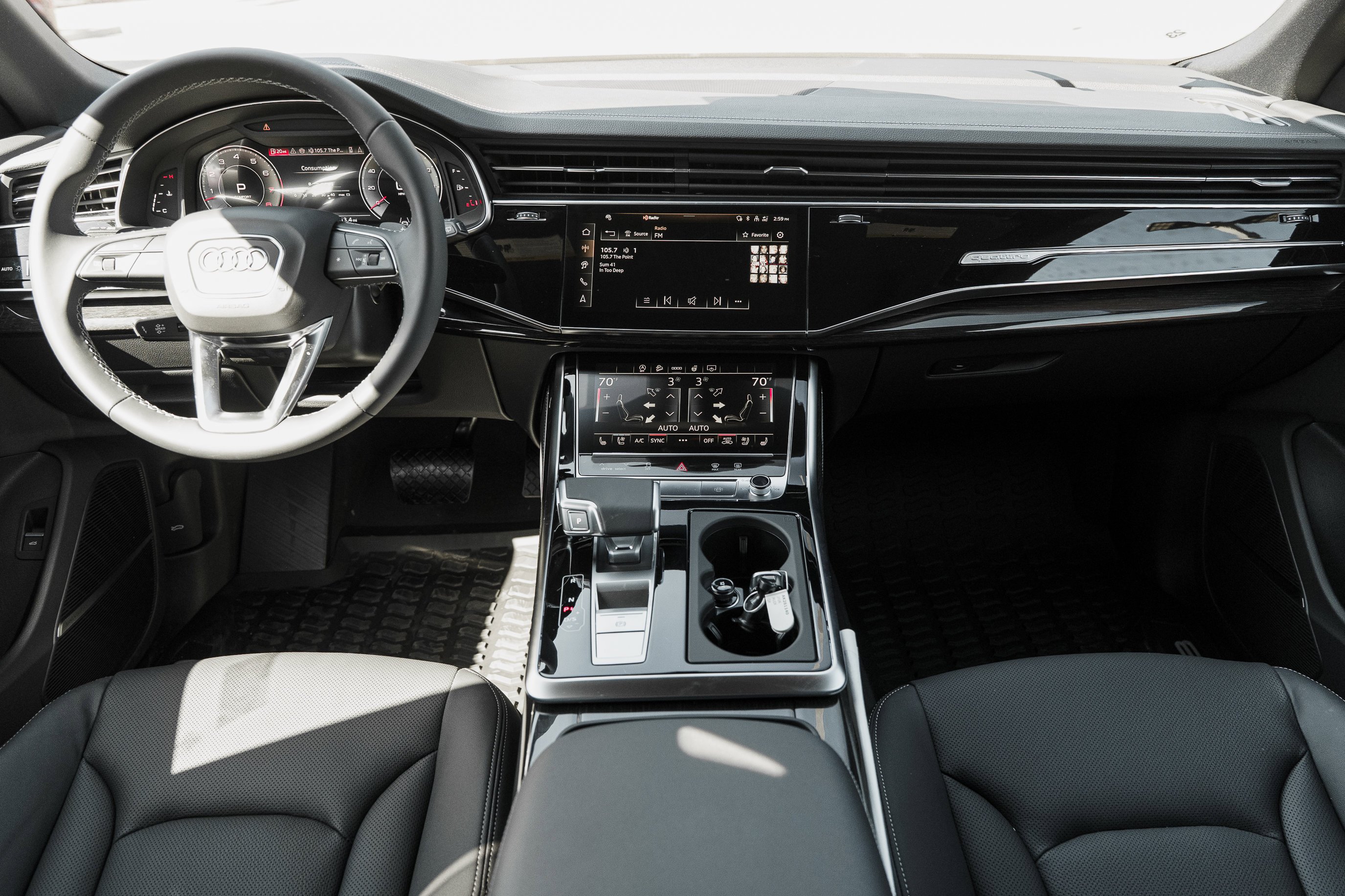 New 2026 Mythos Black Metallic Audi Premium Plus image 8