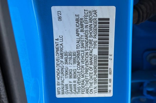 Certified Used 2024 Boost Blue Pearl Honda Sport image 37