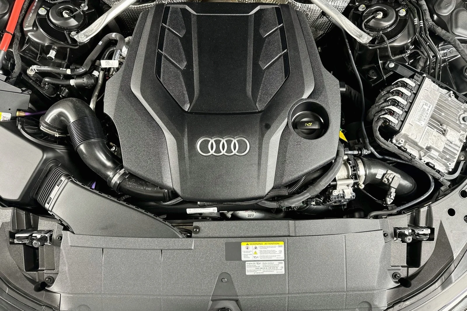 Used 2025 Mythos Black Metallic Audi Premium Plus image 13