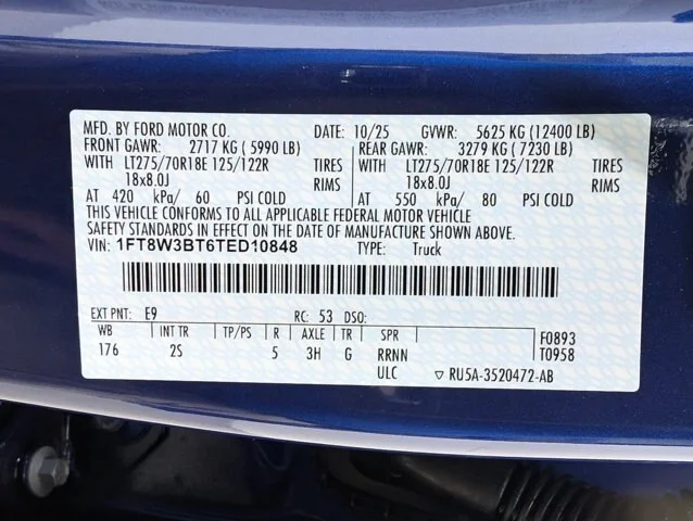 New 2026 Argon Blue Metallic Ford F-350® XLT image 21