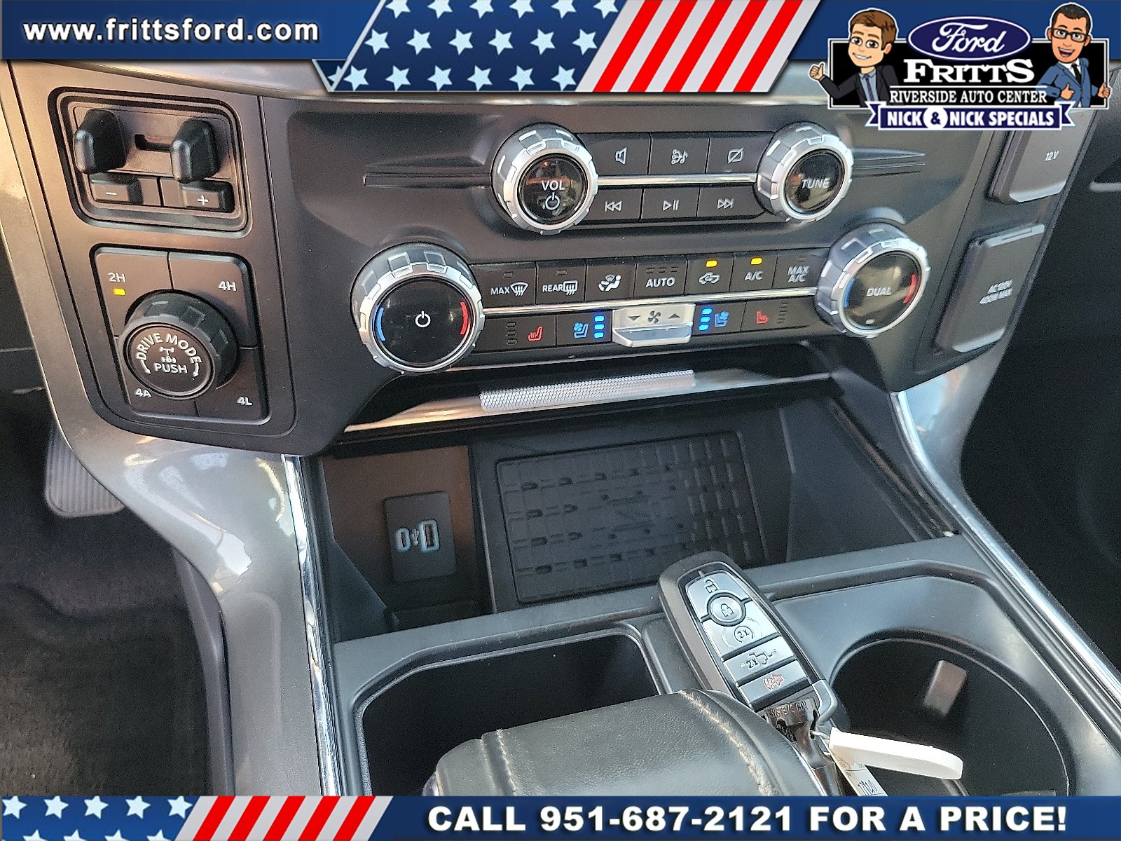 Certified Used 2023 White Metallic Ford LARIAT image 9