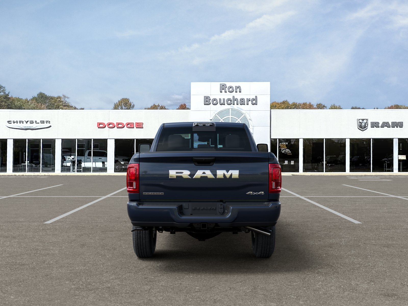 New 2027 Forged Blue Metallic Exterior Paint RAM Big Horn image 7