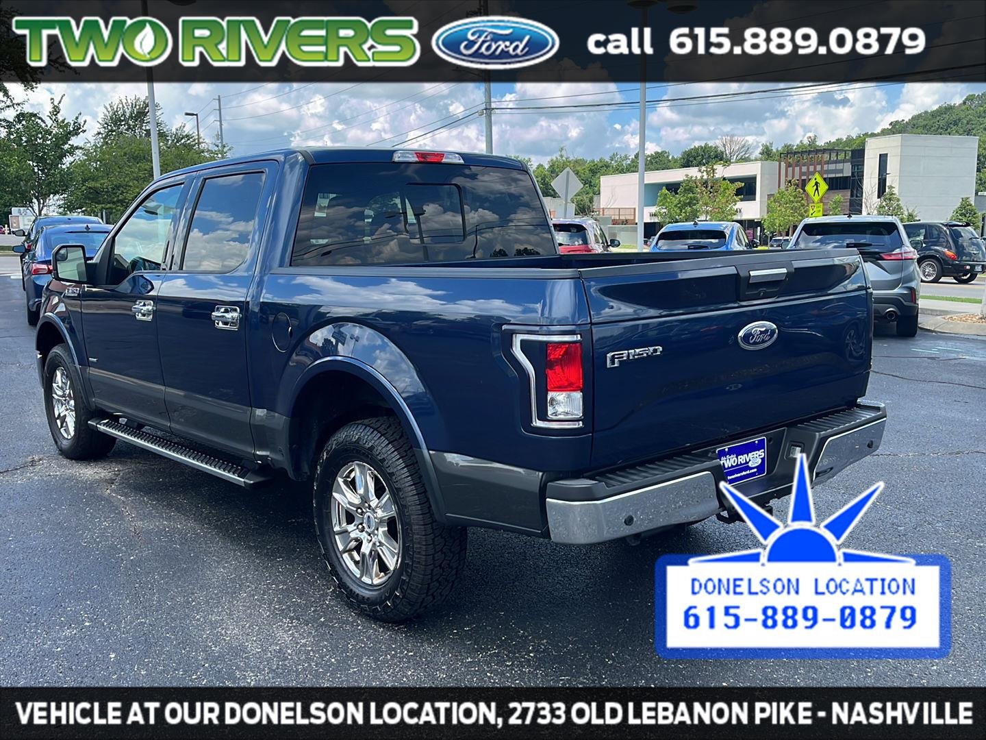 Used 2016 Blue Jeans Metallic Ford XLT image 8