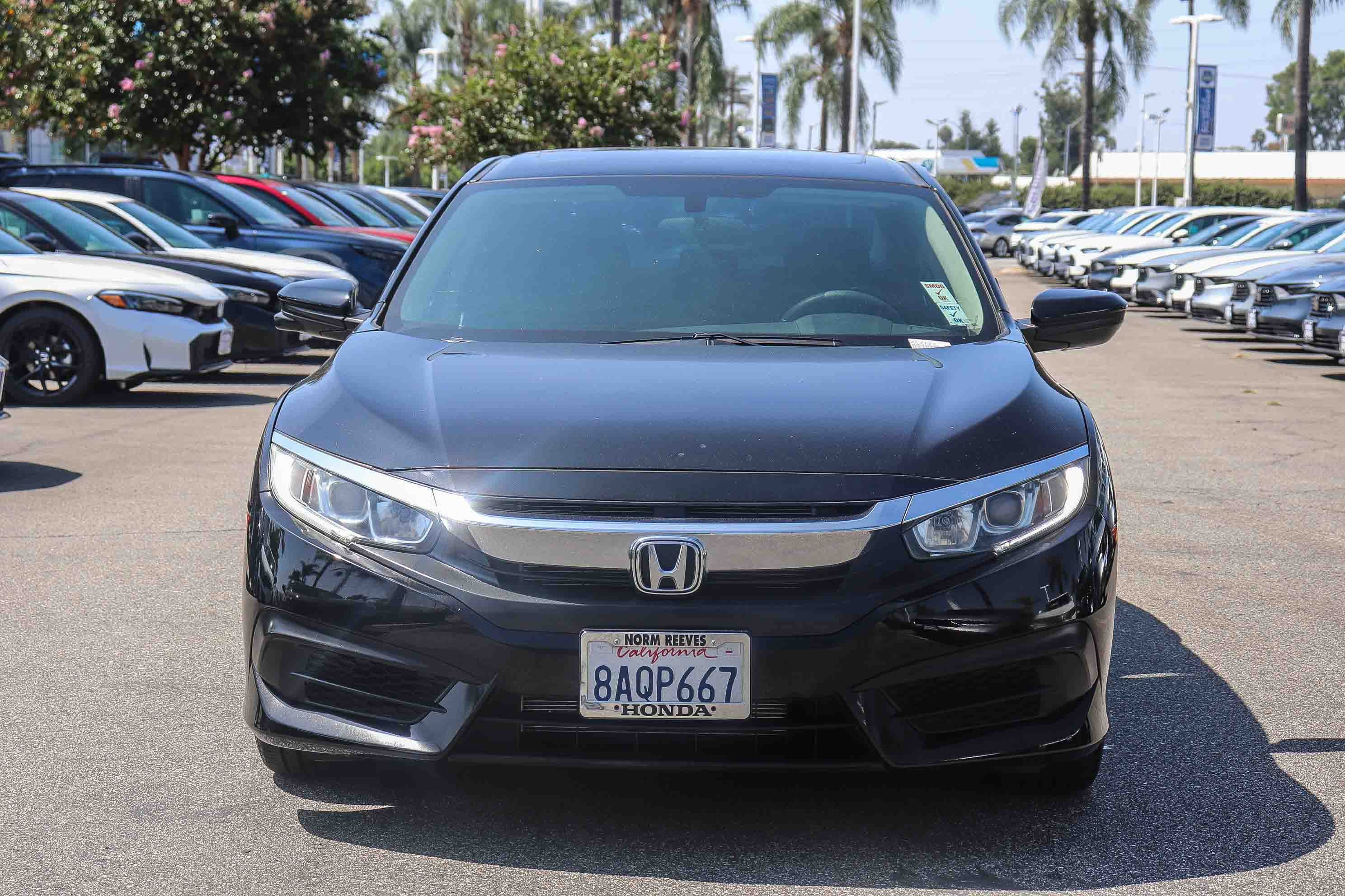 Certified 2017 Honda Civic EX with VIN 2HGFC2F79HH577734 for sale in West Covina, CA