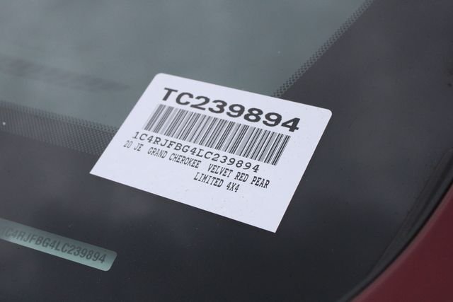 Certified Used 2020 Velvet Jeep Limited image 39