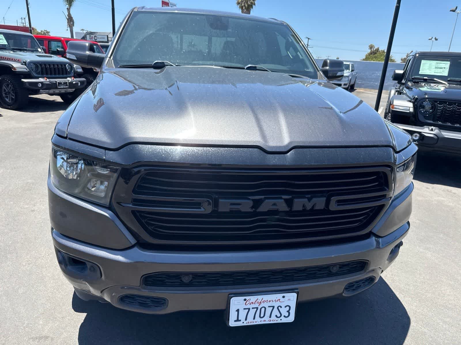 Used 2020 Granite Crystal Metallic Clearcoat Ram Big Horn image 6