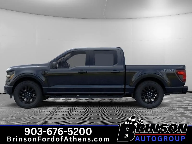 New 2026 Agate Black Metallic Ford XLT image 3