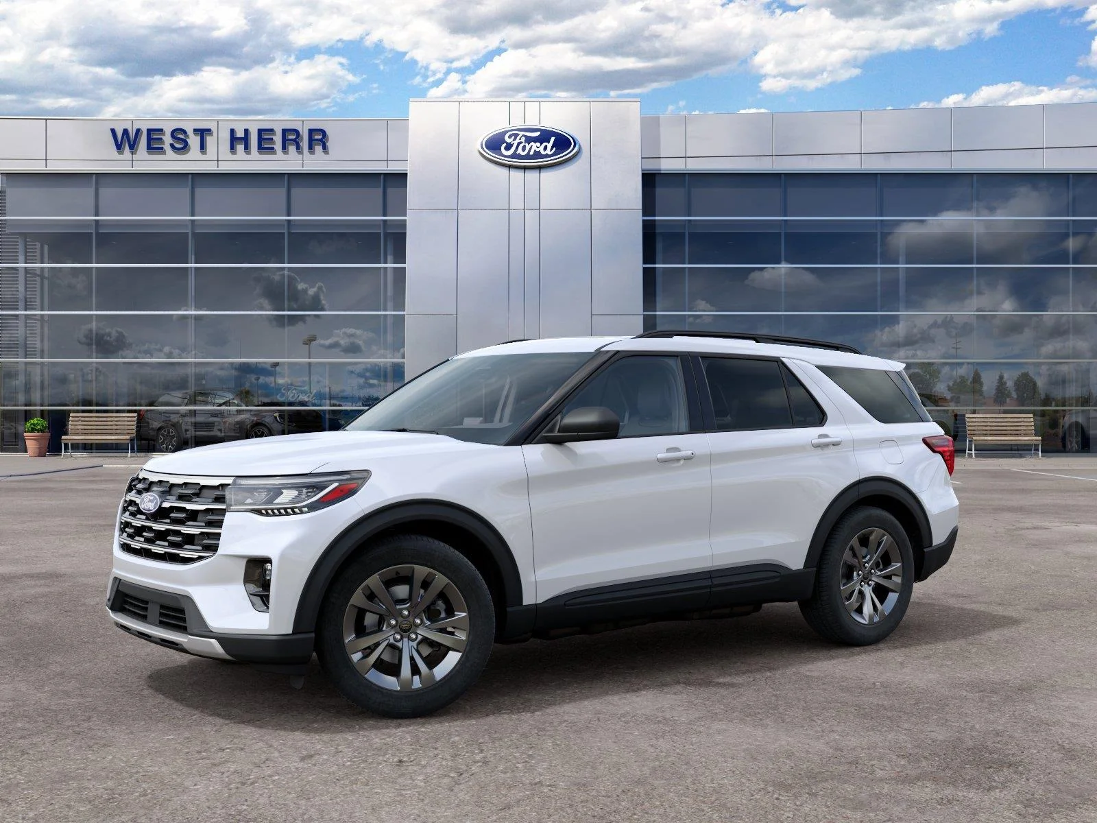 New 2027 Star White Metallic Tri-Coat Ford Active image 2