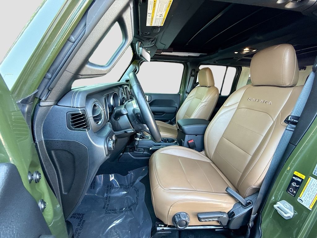 Used 2023 Sarge Green Clearcoat Jeep Sahara image 21