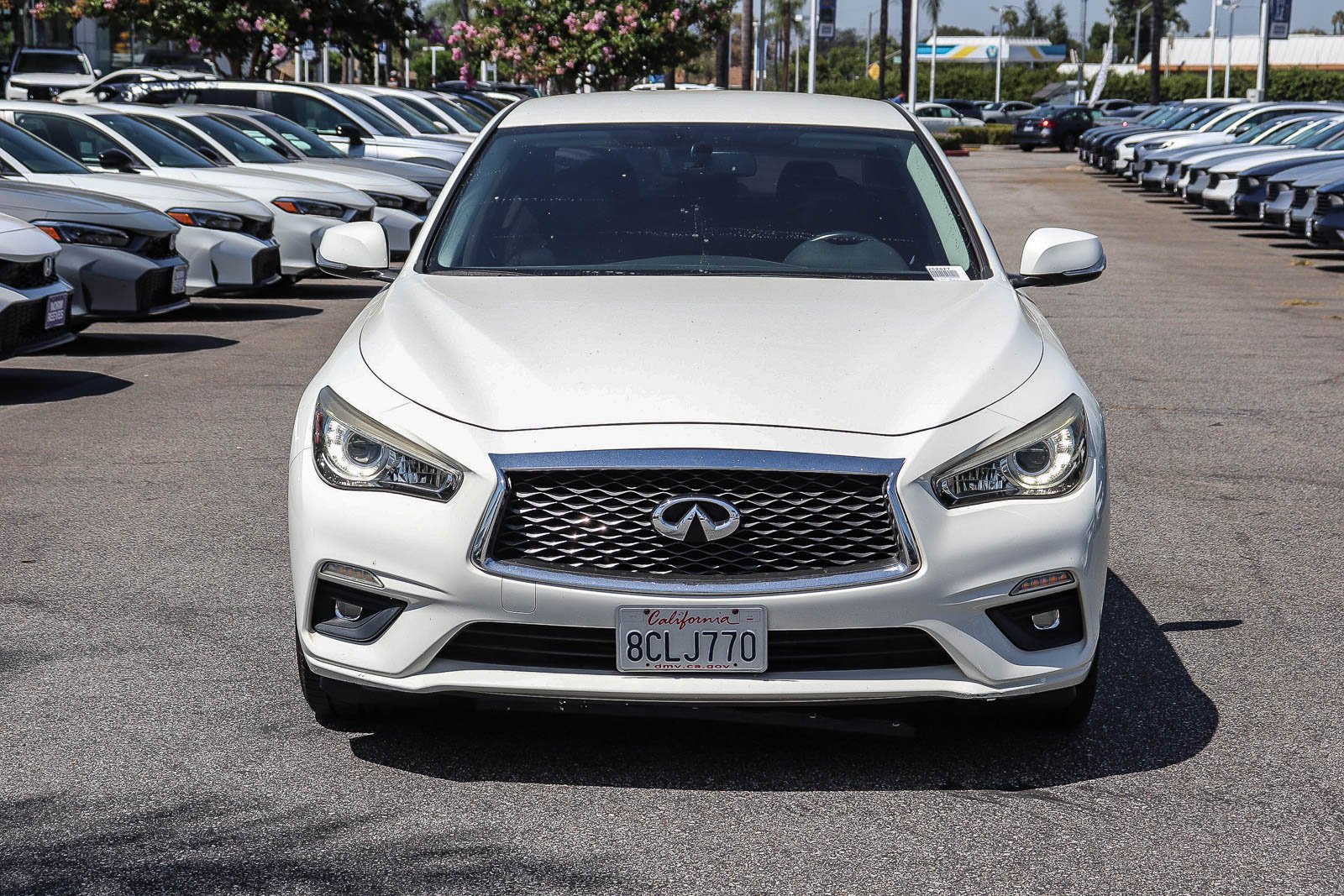 Used 2018 INFINITI Q50 PURE with VIN JN1CV7AR7JM280680 for sale in West Covina, CA