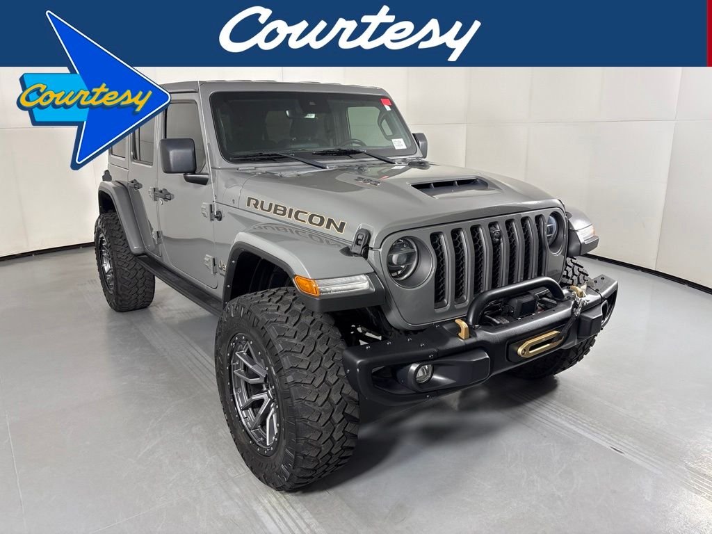 Used 2021 Gray Jeep Unlimited Rubicon 392 image 1