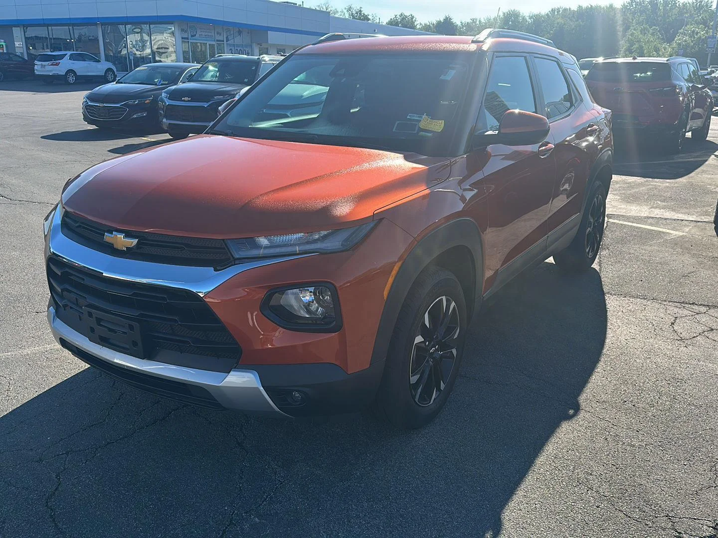 Used 2023 Vivid Orange Metallic Chevrolet LT image 6