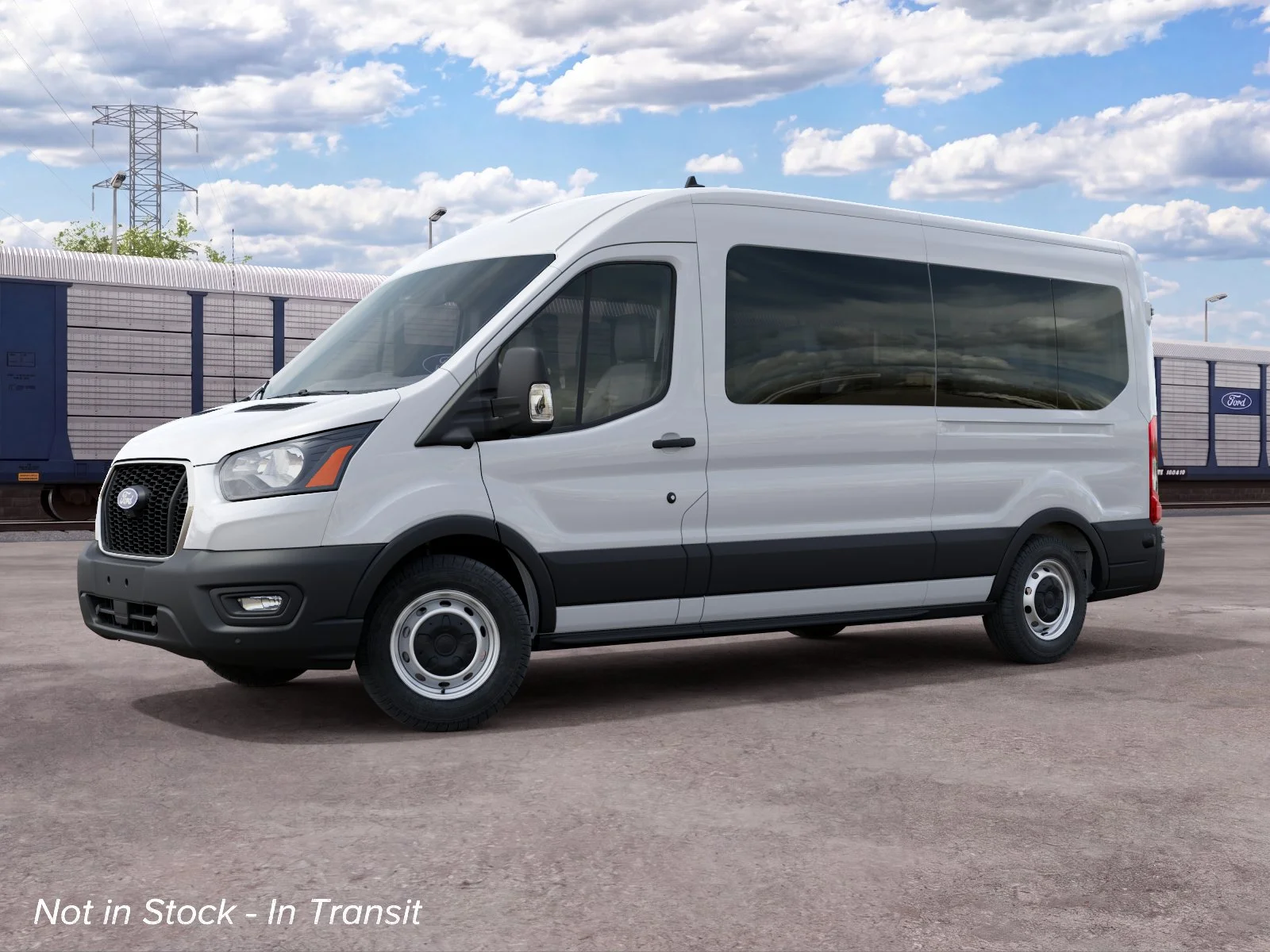 New 2027 Oxford White Ford Passenger Van XL image 1
