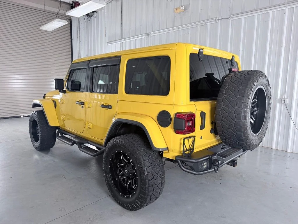 Used 2018 Yellow Jeep Unlimited Sahara image 6