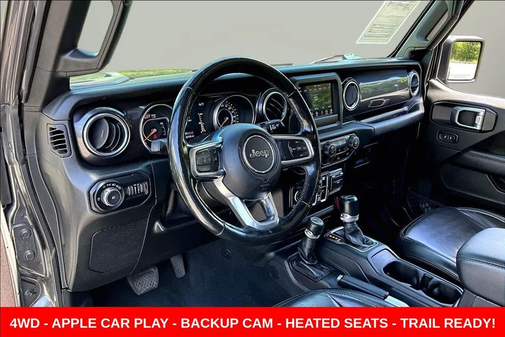 Used 2021 Gray Jeep Unlimited Sahara Altitude image 17