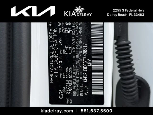 New 2026 White Kia LX image 30