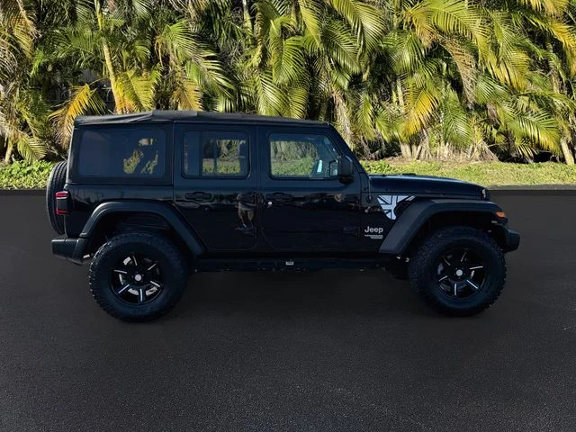 Used 2021 Black Jeep Unlimited Sport S image 3