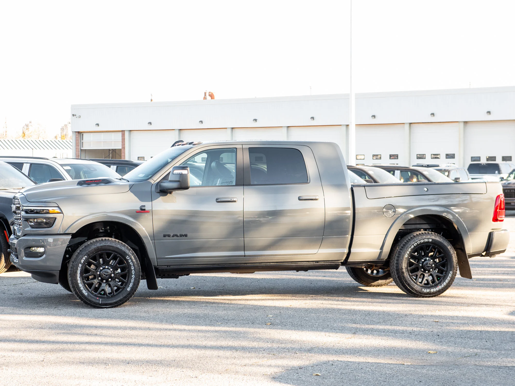 New 2027 Grey RAM Limited Night* Mega Cab 4x4, Sunroof, Passenger Screen, Tow Tech-Plus Group image 3
