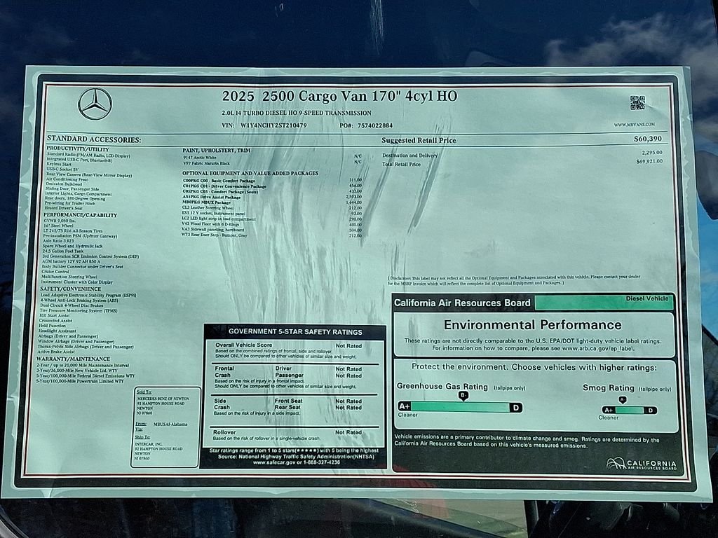 2025 Mercedes-Benz Sprinter Cargo Van Base - Photo 21