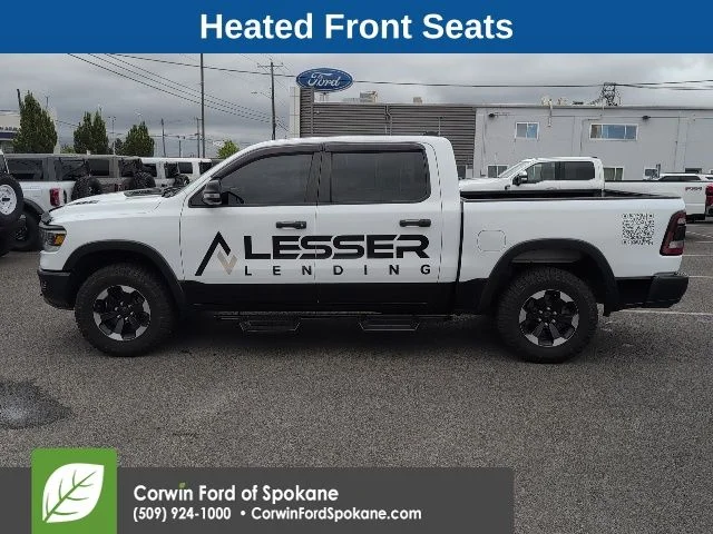 Used 2022 Bright White Clearcoat Ram Rebel image 8