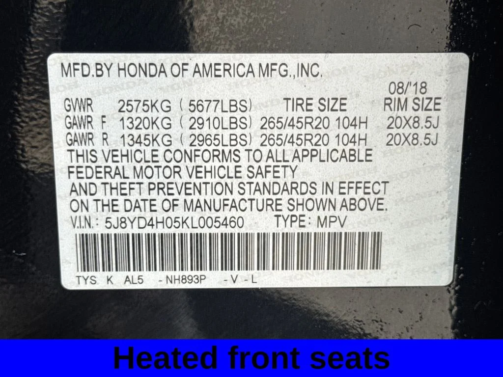 Used 2019 Black Acura 3.5L Technology Pkg w/A-Spec Pkg image 29