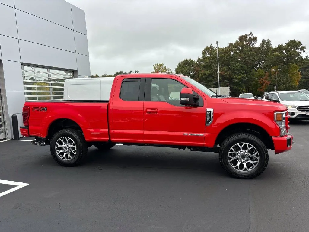 Used 2022 Race Red Ford Lariat image 2