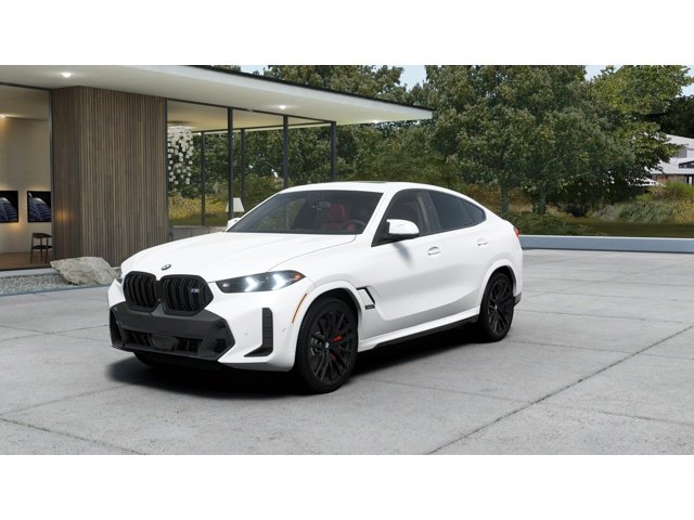 New 2027 Mineral White Metallic BMW X6 M60i image 1