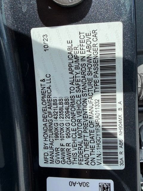 Used 2024 Gray Honda EX image 31