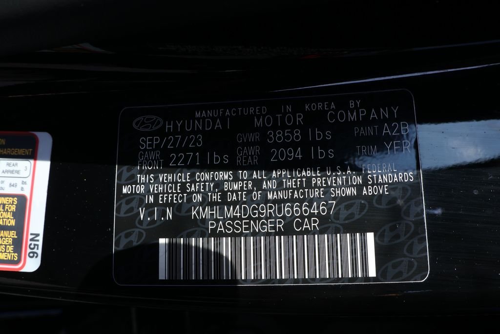 Certified Used 2024 Black Hyundai SEL image 41