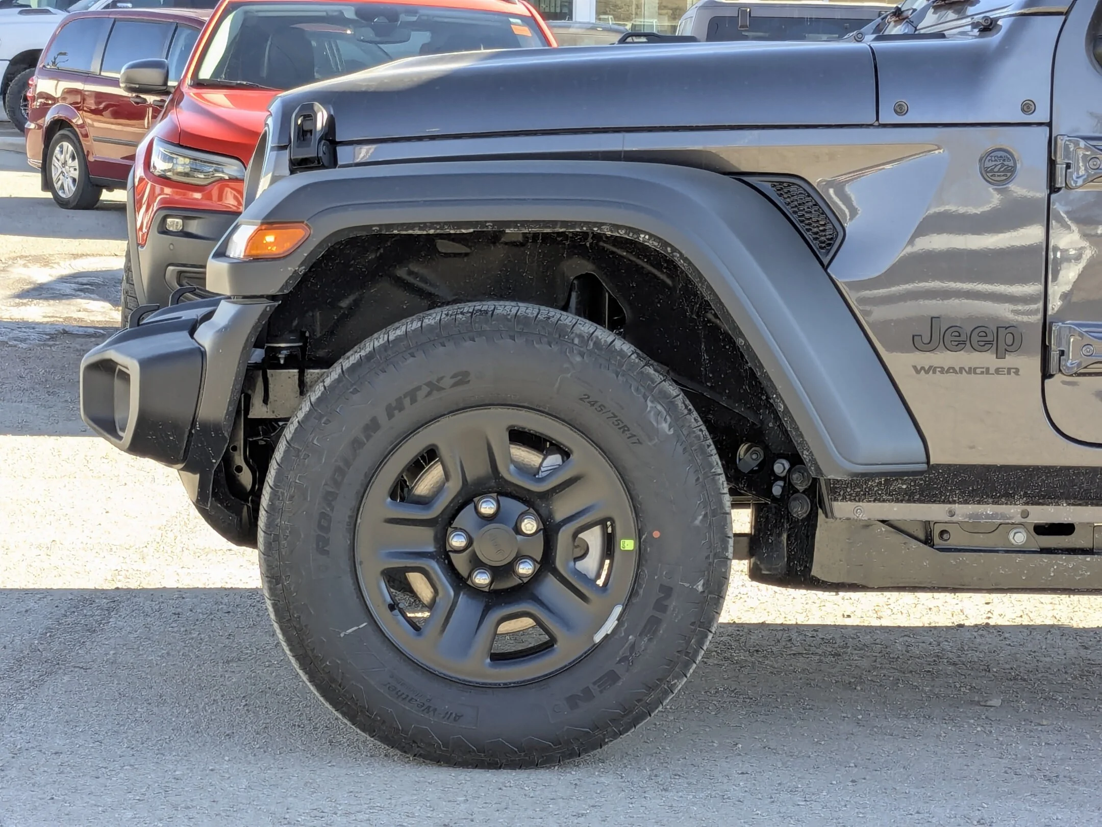 New 2026 Grey Jeep Sport - - Black Freedom Hardtop - 8-Spd Auto - 12.3 Uconnect 5 - Dana M200 Rear Axle & More! image 9