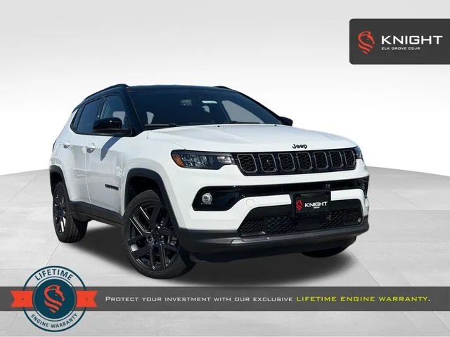 New 2026 Bright White Clear-Coat Exterior Paint Jeep Limited image 1