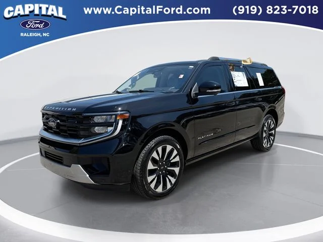 Used 2025 Black Ford Platinum image 1