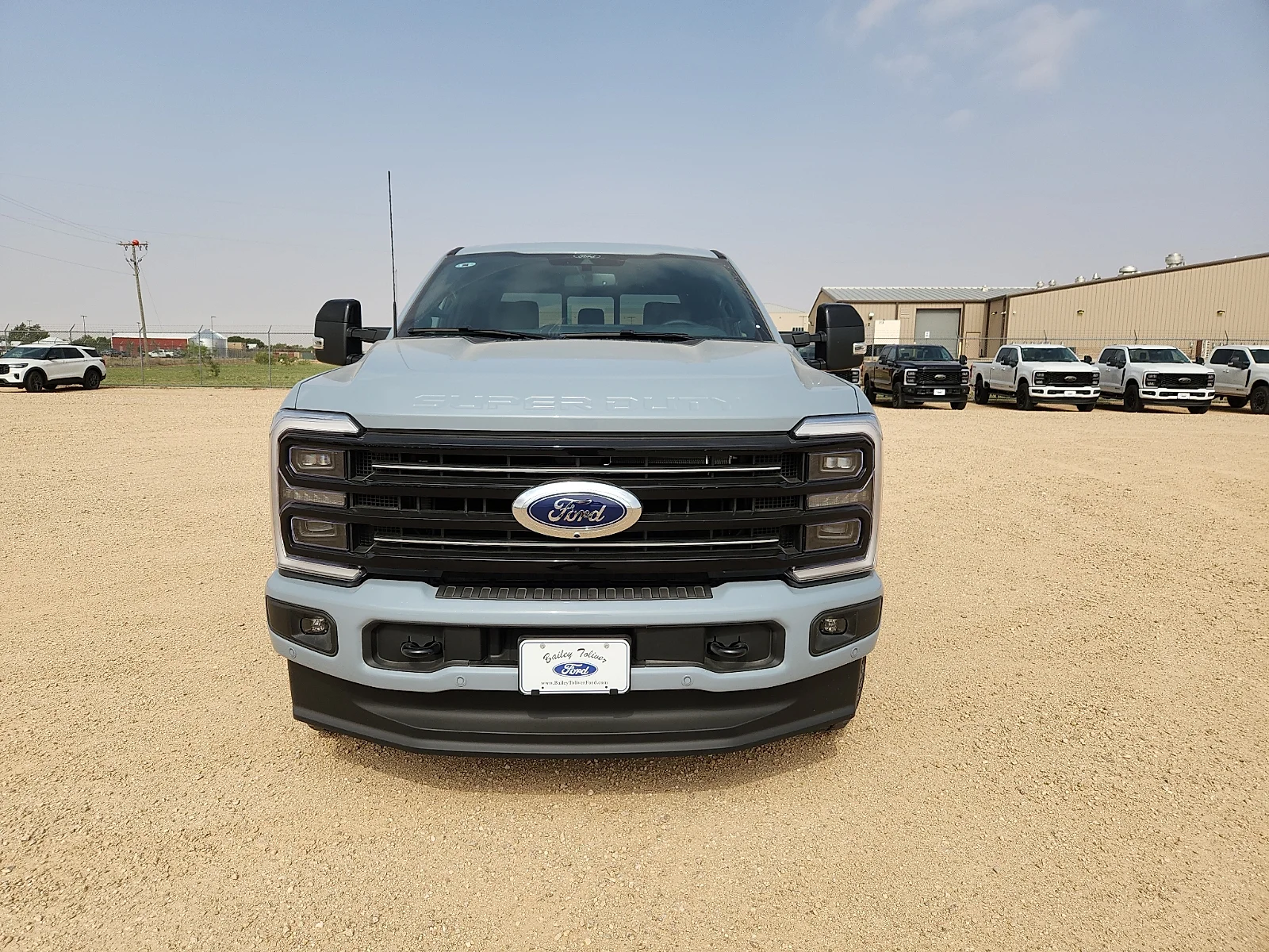 New 2026 Glacier Gray Metallic Tri-Coat Ford F-250® Platinum® image 2