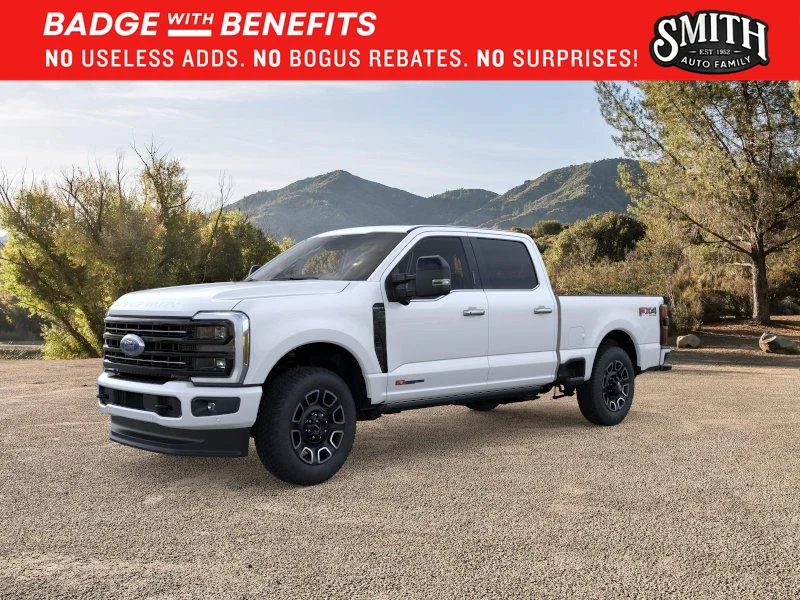 New 2026 Star White Metallic Tri-Coat Ford F-250® Platinum® image 1