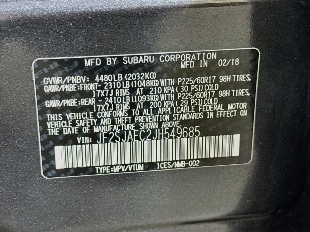 Used 2018 Gray Subaru 2.5i Premium image 40