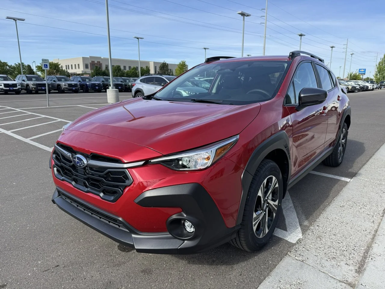 New 2026 Lithium Red Pearl Subaru Premium image 3