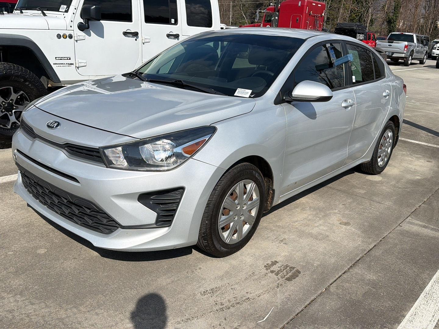 Used 2021 Kia Rio LX with VIN 3KPA24AD9ME395008 for sale in Clayton, GA