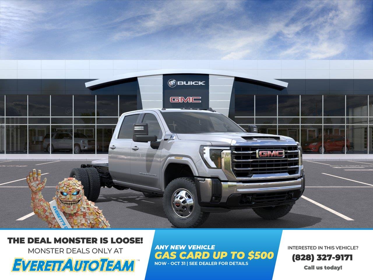 Sterling Metallic 2026 GMC Sierra 3500HD Chassis Pickup Truck Four-Wheel Drive Automatic