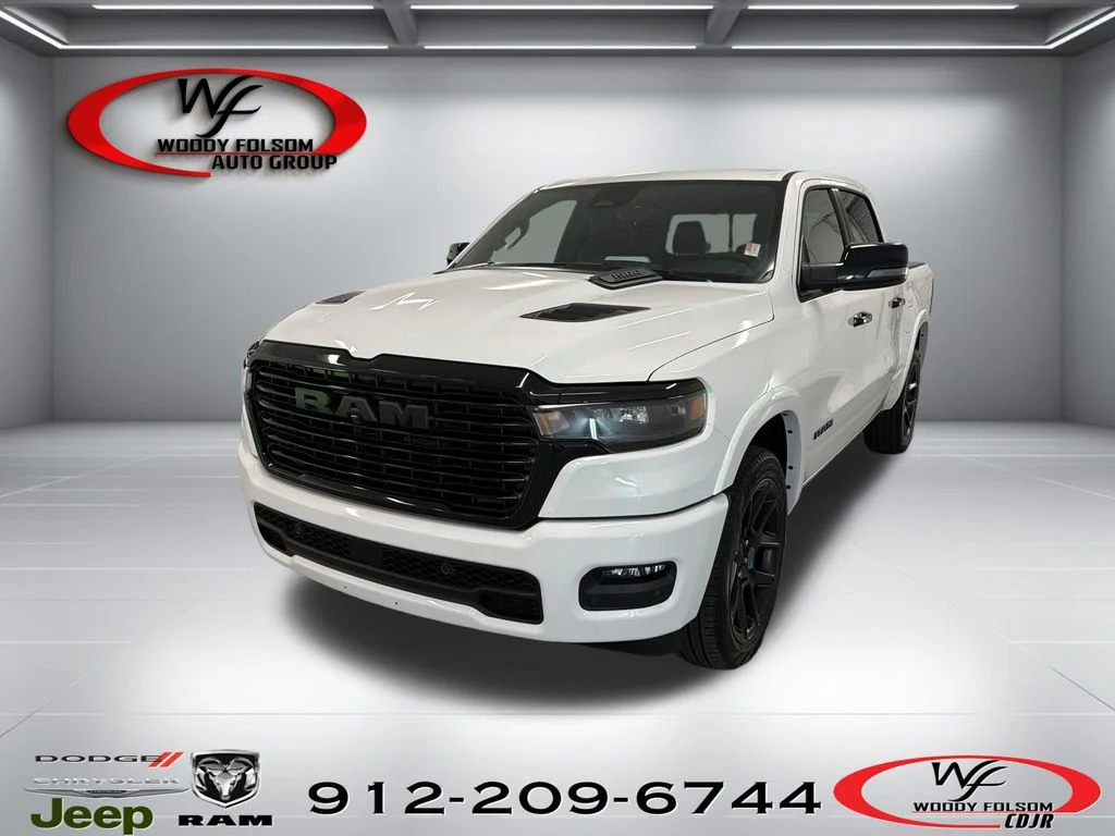 New 2026 Bright White Clear-Coat Exterior Paint RAM Laramie image 1