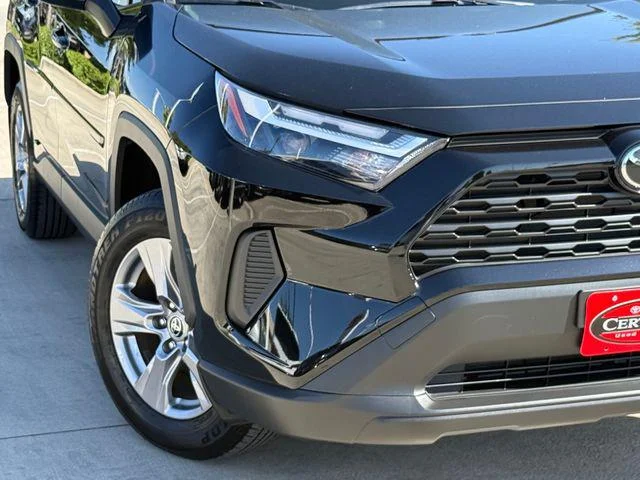 Certified Used 2025 MIDNIGHT BLACK METAL Toyota Hybrid XLE image 4