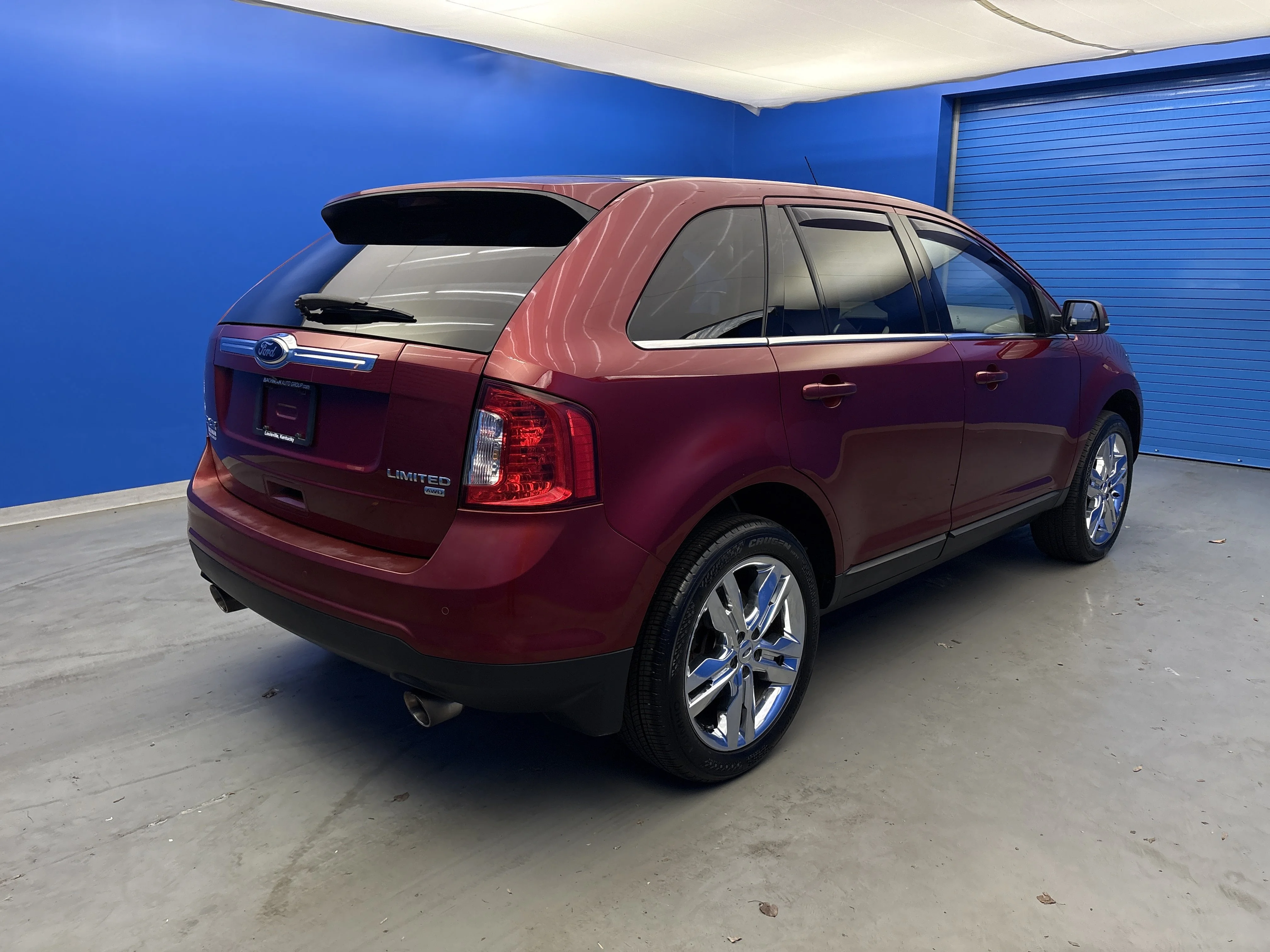 Used 2013 Ruby Red Metallic Ford Limited image 7