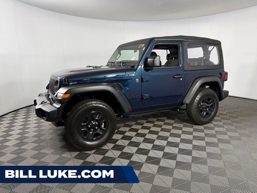 Certified Used 2025 Blue Jeep Sport image 1