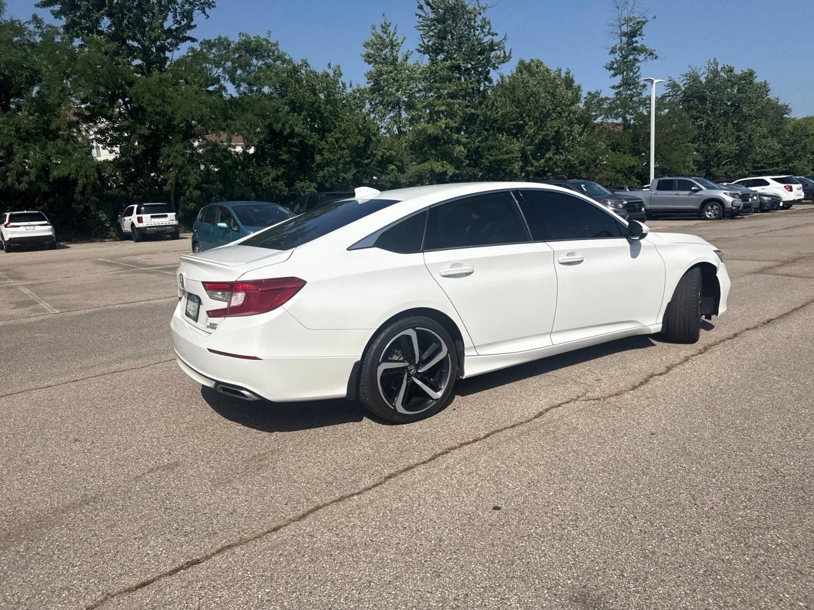 Used 2019 Platinum White Pearl Honda Sport 2.0T image 26