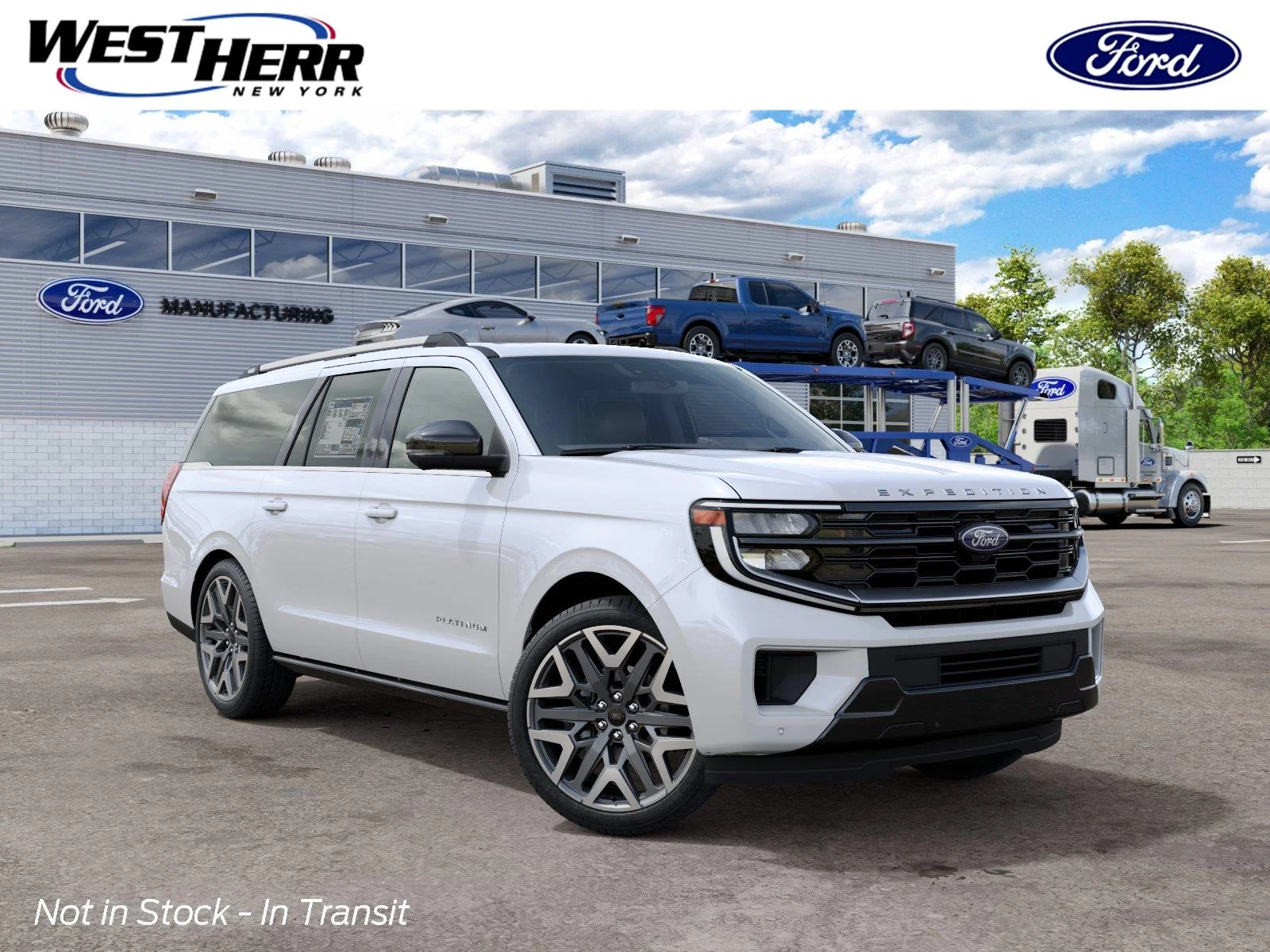 New 2027 Star White Metallic Tri-Coat Ford MAX Platinum image 1