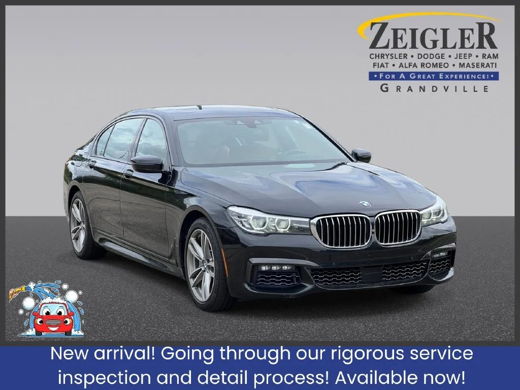 Used 2017 Black BMW 740i xDrive image 1