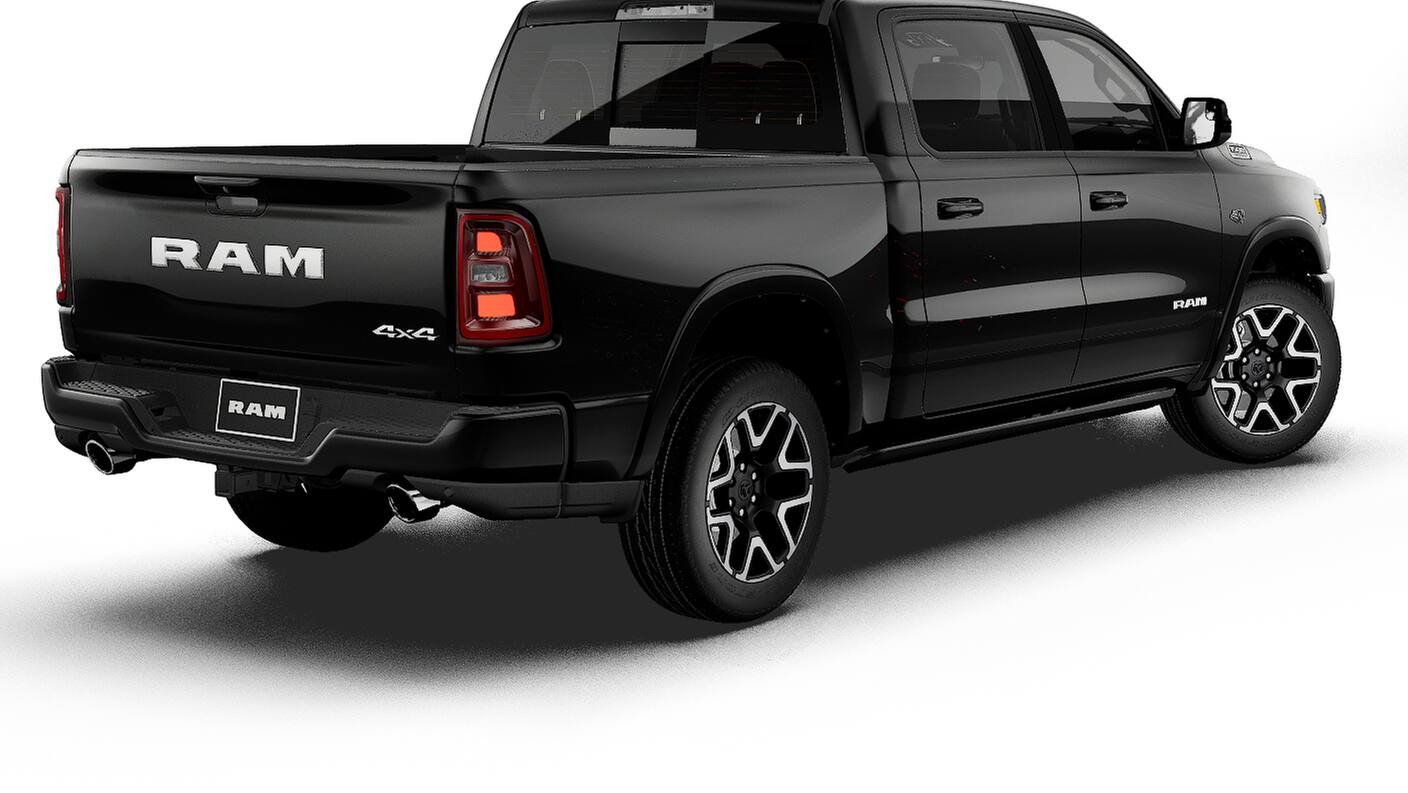 New 2027 Diamond Black Crystal Pearl-Coat Exterior Paint RAM LARAMIE image 2